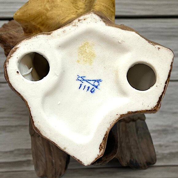 Homco Porcelain Barn owl Figurines 5" Set of 2 1995 #1114 Vintage - Picture 10 of 10